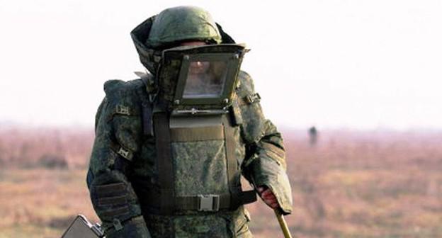 Сапер. Фото пресс-службы Минобороны России. https://function.mil.ru