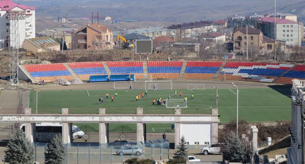 Стадион в Степанакерте. Февраль 2019 года. Фото Алвард Григорян для "Кавказского узла"