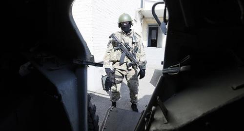 Сотрудник силовых структур. Фото: Геннадий Аносов / Югополис Сотрудник силовых структур. Фото: Геннадий Аносов / Югополис