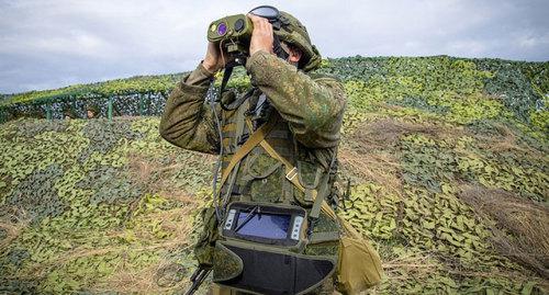 ВоеннослужащиЙ мотострелковой бригады. Фото   http://www.kchr.ru/news/detailed/51216/