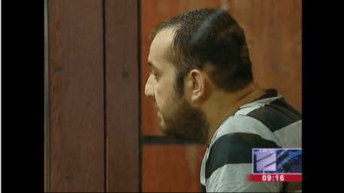 Георгий Чантурия в зале суда. Октябрь 2018 года. Скриншот видео. http://www.rustavi2.ge/en/news/114529