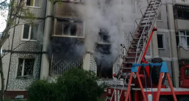 Пожар в Железноводске. Фото http://26.mchs.gov.ru/operationalpage/operational/item/8072998/