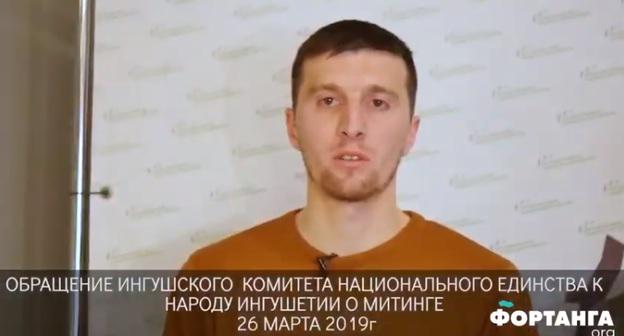 Исмаил Нальгиев. Фото: кадр видео Фортанга Org https://www.youtube.com/watch?v=4eVpgfh-6TE