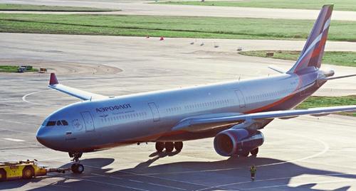 Самолет "Аэрофлота". Фото: пресс-служба авиакомпании "Аэрофлот",https://www.aeroflot.ru/ru-ru/flight/plane_park