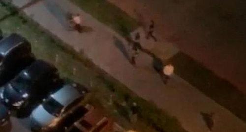 Видеозапись драки  в ночь на 2 июня в Красногорске. Фото: Пресс-служба СК РФ https://sledcom.ru/news/item/1361659/