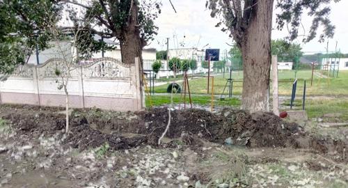 На месте взрыва в селении Дугулубгей. 13.06.2019 г. Фото: Людмила Маратова для "Кавказского узла"