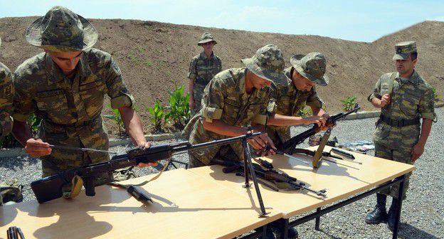 Азербайджанские солдаты. Фото пресс-службы Минобороны Азербайджана. https://mod.gov.az