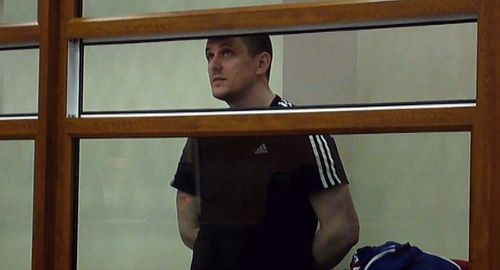 Александр Геберт в зале суда. Фото: кадр видео "Волгоградской правды" "Суд над Александром Гебертом" https://www.youtube.com/watch?v=f32xdBiX4QM