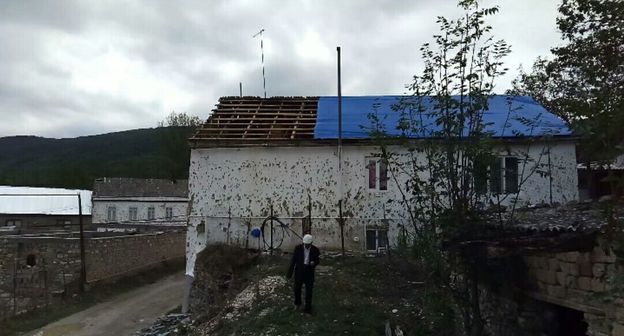 Село Доргели после града. Фото Ильяса Капиева для «Кавказского узла»