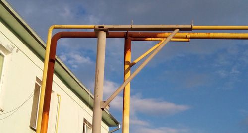 Труба подводки газа. Фото Нины Тумановой для "Кавказского узла"