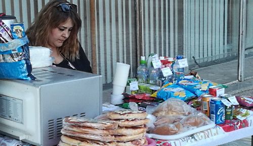 Буфет на участке в Волгограде. Фото Татьяны Филимоновой для "Кавказского узла",