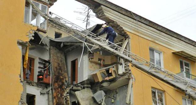 Взрыв дома. Волгоград, 16 мая 2017 г. Фото Татьяны Филимоновой для "Кавказского узла"
