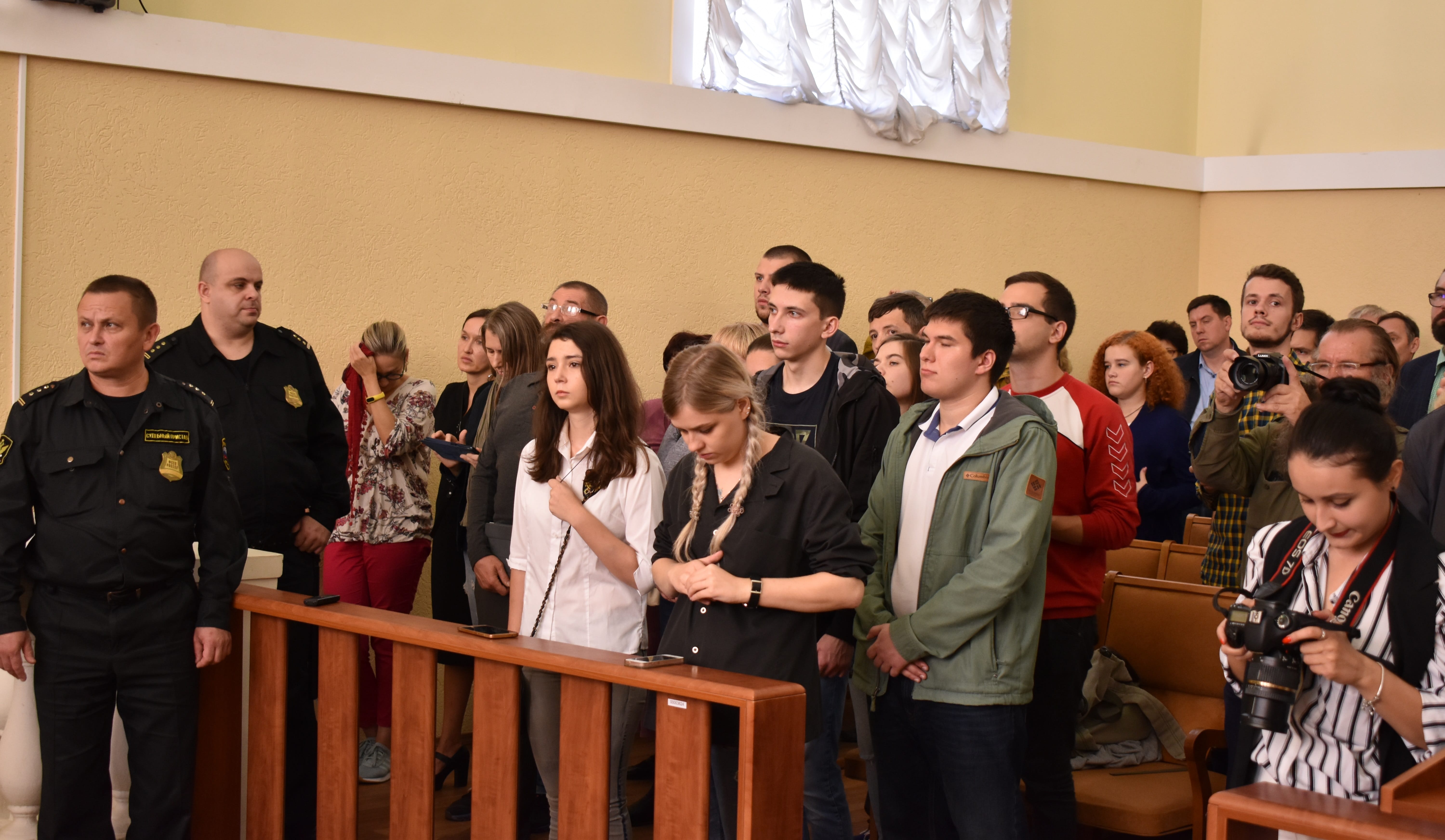 Слушатели в зале суда. Фото Константина Волгина для "Кавказского узла"