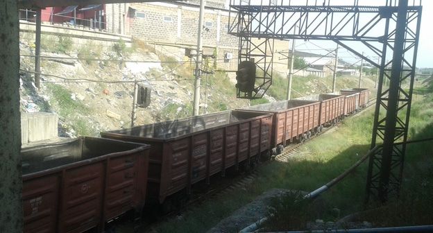 Железная дорога в Армении. Фото Армине Мартиросян для "Кавказского узла"