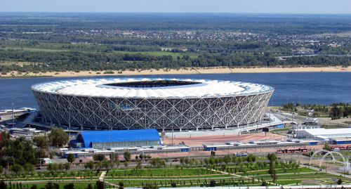 Стадион "Волгоград-Арена". Фото Вячеслава Ященко для "Кавказского узла"