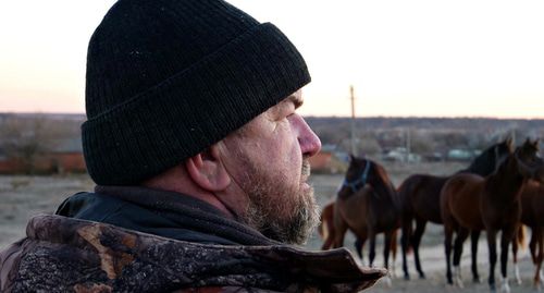 Казак Иван Торопов. Фото Вячеслава Прудникова для "Кавказского узла"