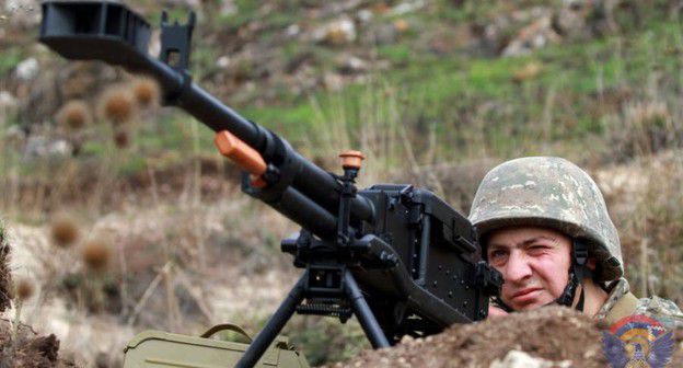 Военнослужащий Армии обороны. Фото пресс-службы Минобороны Нагорного Карабаха, http://www.nkrmil.am/news/view/2617