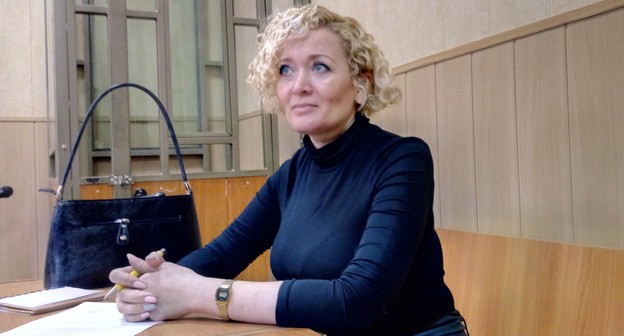 Анастасия Шевченко в зале суда, 17 декабря 2019 года. Фото Константина Волгина для "Кавказского узла"

