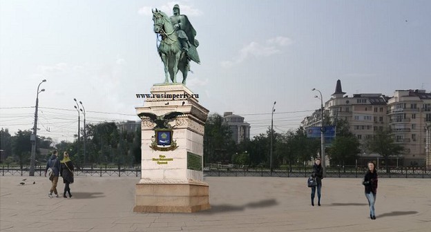 Проект памятника Ивану Грозному в Астрахани. Фото с сайта межрегиональной общественной организации "Великая русская империя", http://www.rusimperiy.ru