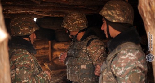 Боевое дежурство в одной из воинских частей армии НКР. Фото: пресс-служба МО Армении  http://www.mil.am/hy/news/7326