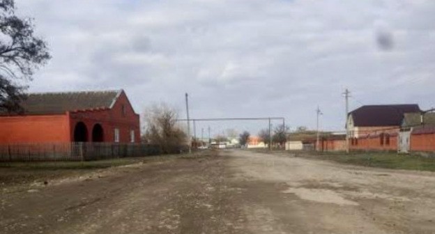 Село Новокрестьяновское Кизлярского района Дагестана. 27 января 2020г.  Фото Абубекира Ярлыкапова