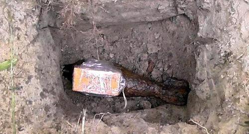 76-миллиметровый артиллерийский снаряд времен Великой Отечественной войны со следами коррозии. / Фото http://rosgvard.ru/ru/news/article/v-krasnodare-i-adygee-vzryvotexniki-omon-obsledovali-i-unichtozhili-boepripasy-vremen-velikoj-otechestvennoj-vojny