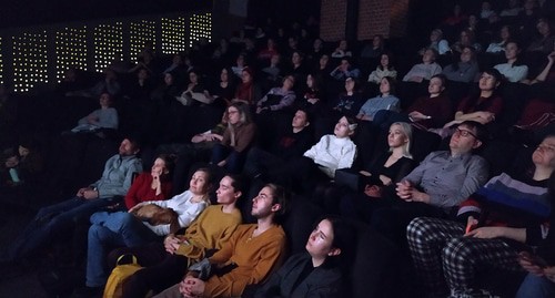 Премьерный показ документального фильма памяти Айшат Магомедовой в Москве. Фото Гора Алексаняна для "Кавказского узла"