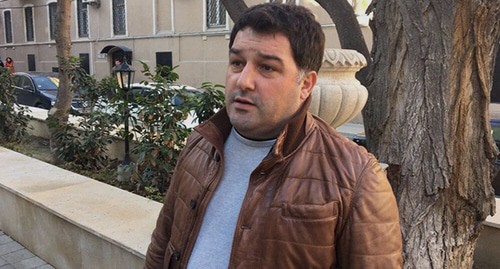 Главный редактор сайта Criminal.az Анар Мамедов. Фото: Meydan TV https://www.meydan.tv