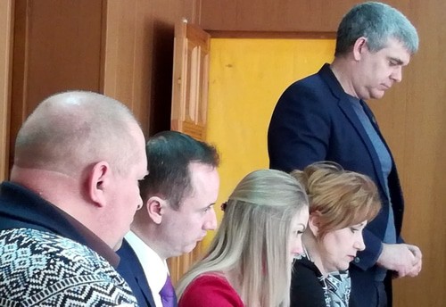 Адвокат Сушич задает вопросы свидетелю. Волгоград, 27 февраля 2020 года. Фото Татьяны Филимоновой для "Кавказского узла".