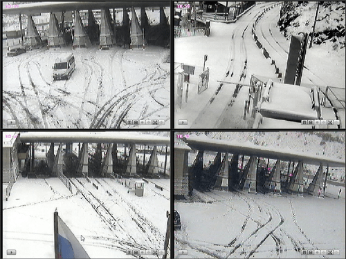 Скриншот изображения камер на КПП "Верхний Ларс". https://kray-zemli.com/24-verhnij-lars.html Скриншот изображения камер на КПП "Верхний Ларс". https://kray-zemli.com/24-verhnij-lars.html