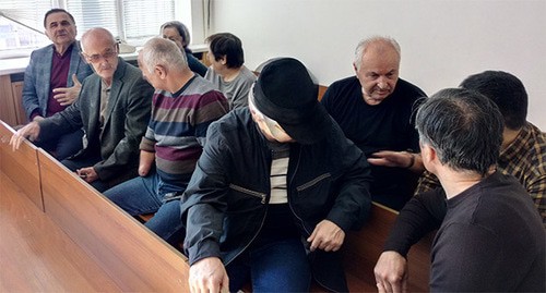 В зале суда перед началом заседания. Фото Людмилы Маратовой для "Кавказского узла"