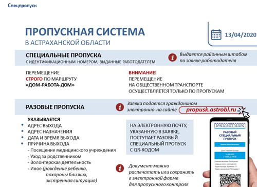 Скриншот мобильного приложения для заявок на выдачу разрешений на передвижение. https://propusk.astrobl.ru/