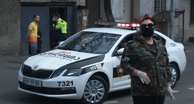 Карантин в Тбилиси. Скриншот с видео "Кавказского узла" https://youtu.be/FaQ5qT_-ARM