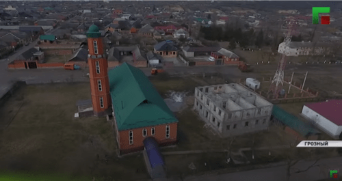 Поселок Гикало. Кадр видео  ЧГТРК "Грозный" https://www.youtube.com/watch?v=wZl9dsUShg8