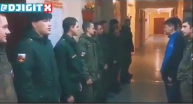 Военнослужащие. Скриншот с видео Telegram-канале https://t.me/mnogonazi/3519