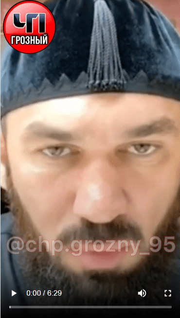 Скриншот видеообращения Магомеда Даудова, https://www.instagram.com/p/B_3I6AJlzC8/