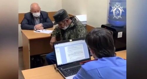 Подозреваемый в подрыве гранаты на Ставрополье. Кадр видео 
ГТРК 'Ставрополье' ВЕСТИ Ставропольский край