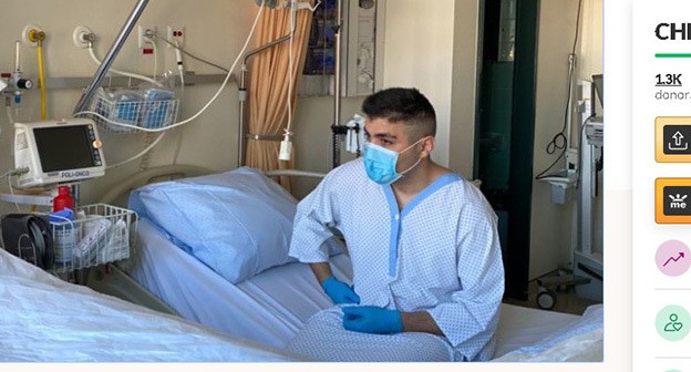 Мехман Гусейнов 
 в больничной палате. Стоп-кадр https://www.gofundme.com/f/help-azerbaijani-human-right-defender-fight-cancer?utm_source=customer&utm_campaign=p_cp+share-sheet&utm_medium=copy_link-tip