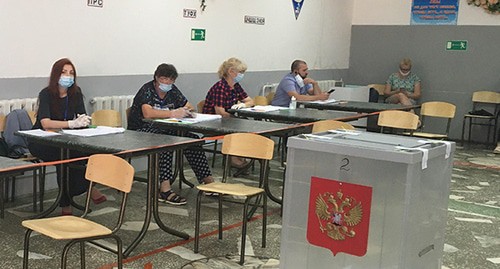 Голосование в Ейске. 1 июля 2020 г. Фото Анны Грицевич для "Кавказского узла"