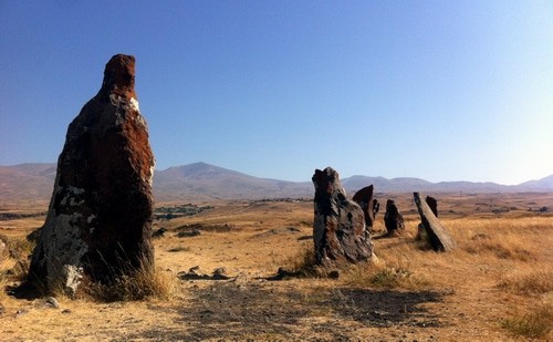 Стеллы в  Караундже. Фото Нарине Петросян, предоставлено "Кавказскому узлу" автором снимка.