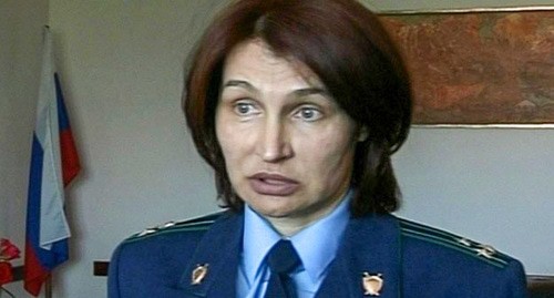 Бывший прокурор Затеречного района Владикавказа Ольга Швецова. Стоп-кадр видео канала YouTube 
"ГТРК "Алания" https://www.youtube.com/watch?v=sUN3HaQKyAY