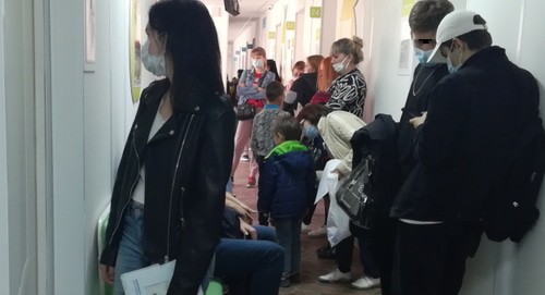 Очередь в поликлинике. Фото Татьяны Филимоновой для "Кавказского узла"