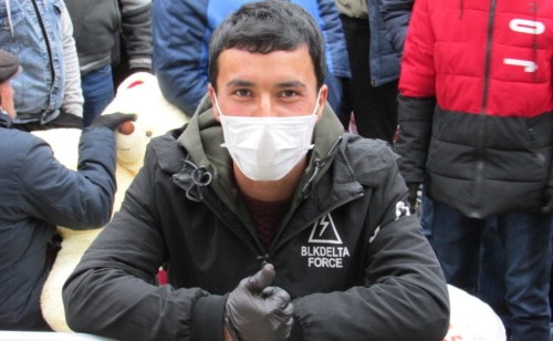 Мигрант из Узбекистана. Фото Вячеслава Ященко для "Кавказского узла"