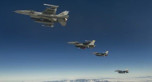 Самолеты F-16. Фото: Public Domain, https://commons.wikimedia.org/w/index.php?curid=92439067