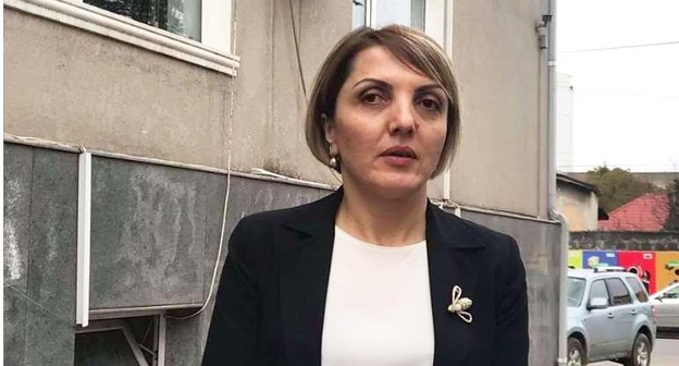 Глава Минздрава Аджарии Нино Нижарадзе. Кадр видео 
Ajara TV https://www.youtube.com/watch?v=0dQaBr6zCD8 