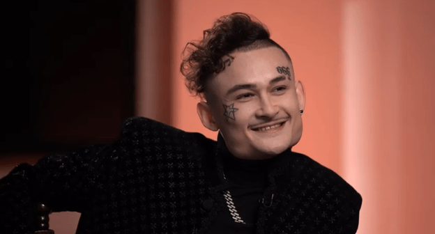 Рэпер Моргенштерн. Скриншот кадра из видео на Youtube-канале "ВДудь". https://www.youtube.com/watch?v=AR6ovvs6Ihg