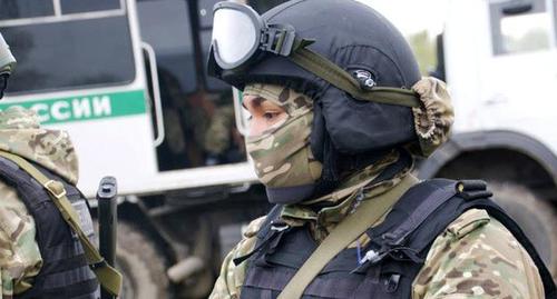 Сотрудник силовых структур. Фото: пресс-служба Национального антитеррористического комитета http://nac.gov.ru/