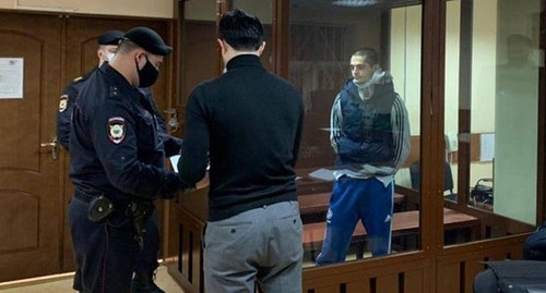 Сайд-Мухаммад Джумаев (справа). Фото: пресс-служба Пресненского районного суда