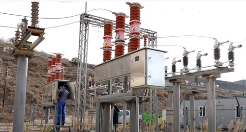 Электростанция в Лачине. Фото: скриншот видео "Azerenerji ASC" https://www.youtube.com/watch?v=ppf4xlU31x4&feature=emb_logo