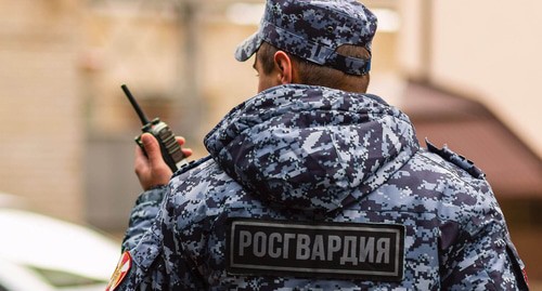 Сотрудник Росгвардии. Фото пресс-службы ГУ Росгвардии по Краснодарскому краю

